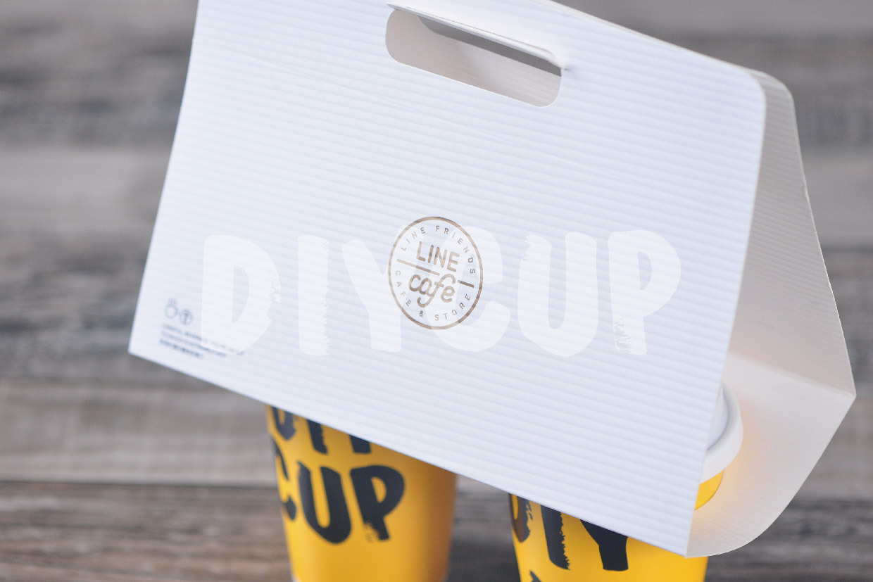 单杯/双杯咖啡拎手 咖啡外带杯提