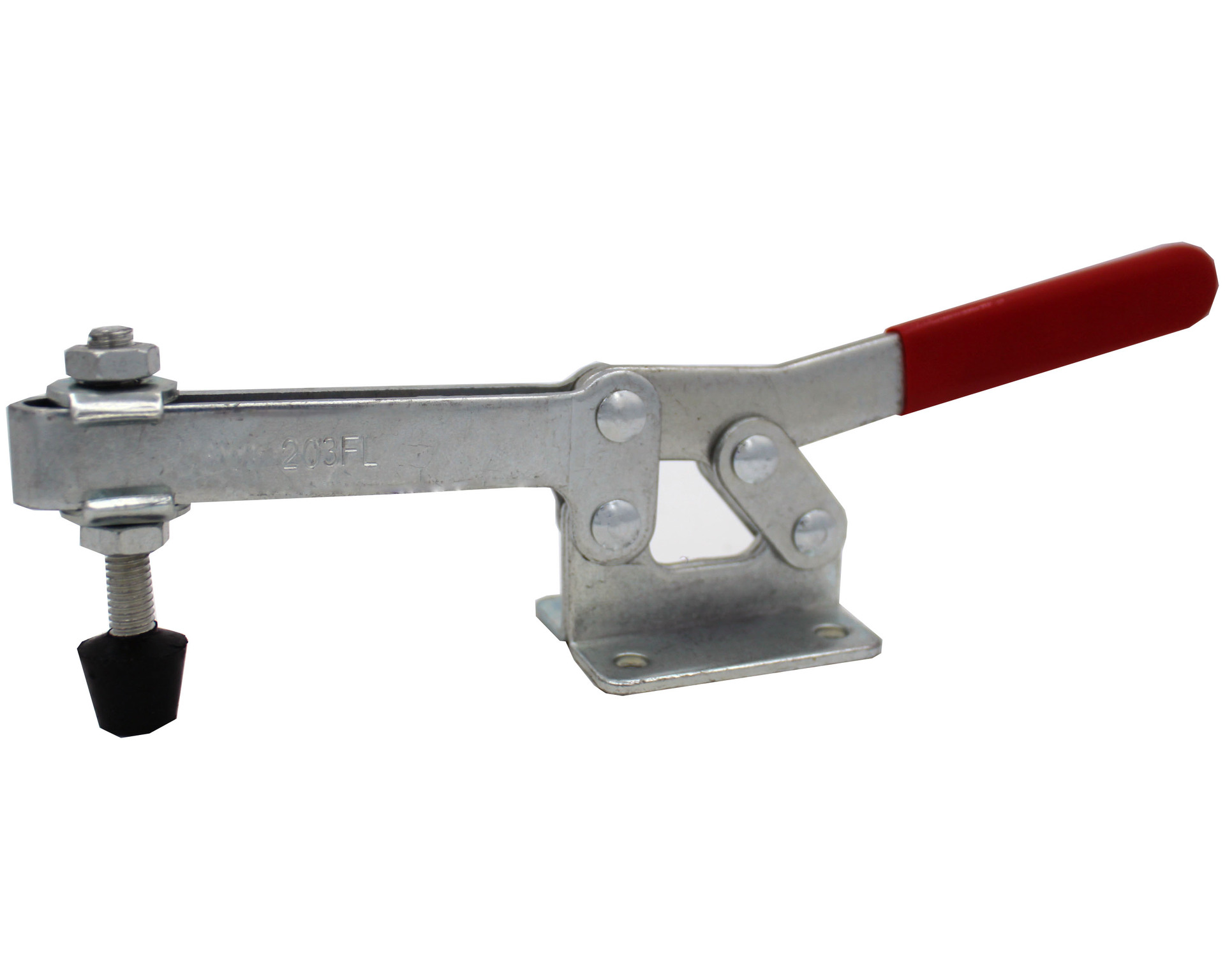 汉高机械科技厂家供应 批发水平式 快速夹具203fl 快速肘夹钳压头