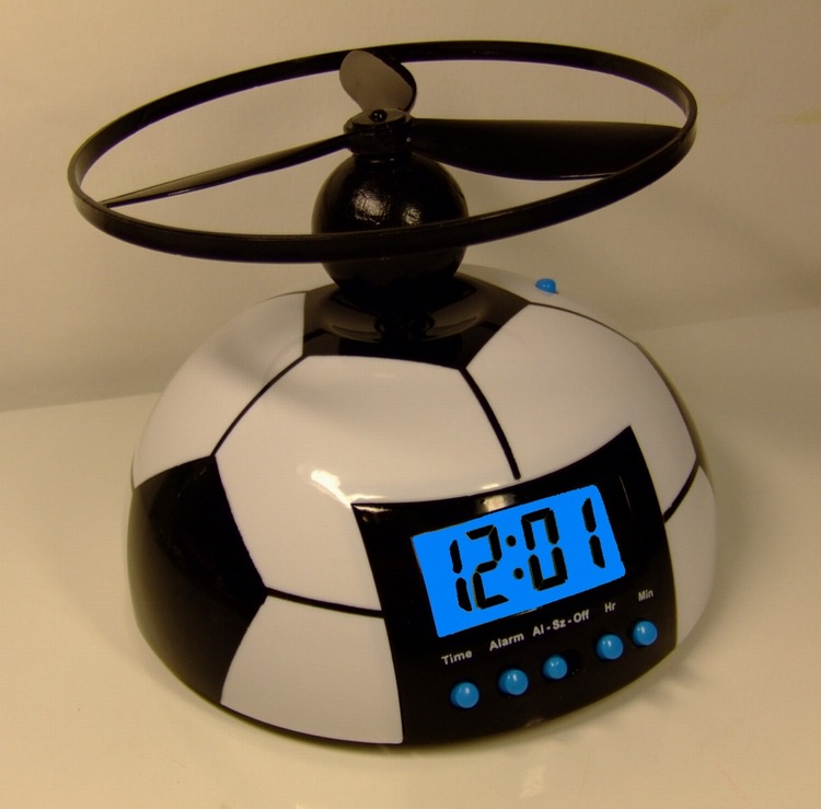 创意球形闹钟 供应会飞的闹钟 新奇特带飞
