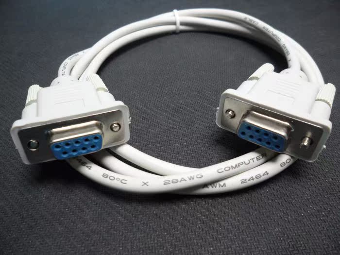 9针串口线rs232线com线db9母对