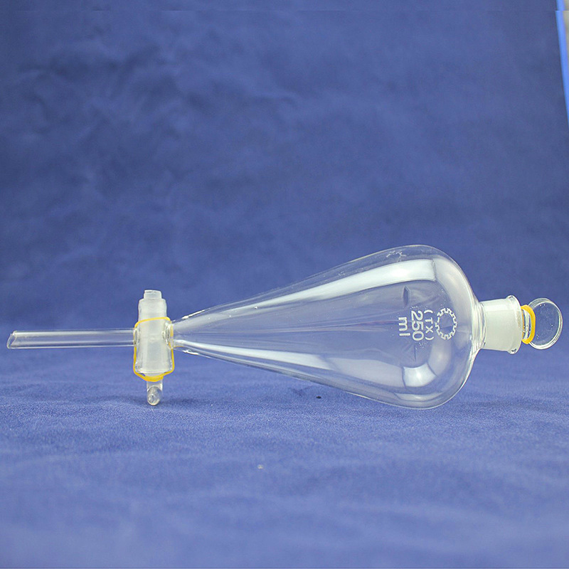 蜀牛1000ml梨形玻璃漏斗梨形分液漏斗油液分离实验室耗材