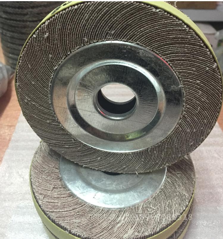 千页轮千叶轮抛光轮卡盘叶轮砂布轮200253225机用抛光布轮