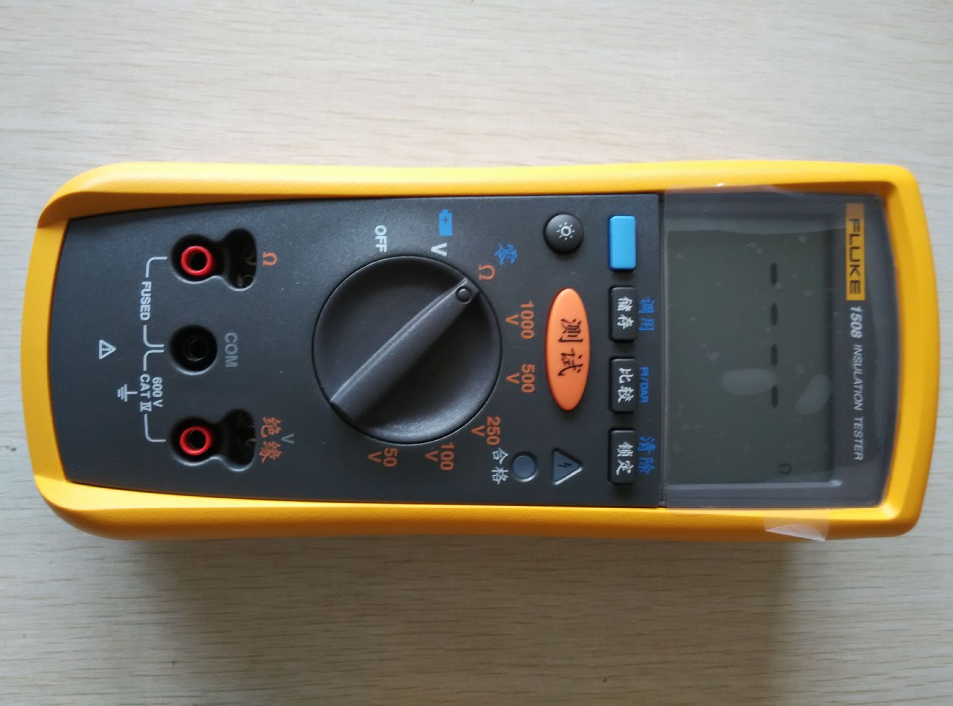 原装进口美国福禄克fluke1508数显兆欧表绝缘测试仪 绝缘电阻测试仪