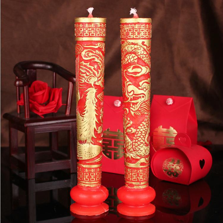 婚庆用品 结婚蜡烛 婚宴龙凤蜡烛 新人洞房婚烛 婚房布置喜庆用品