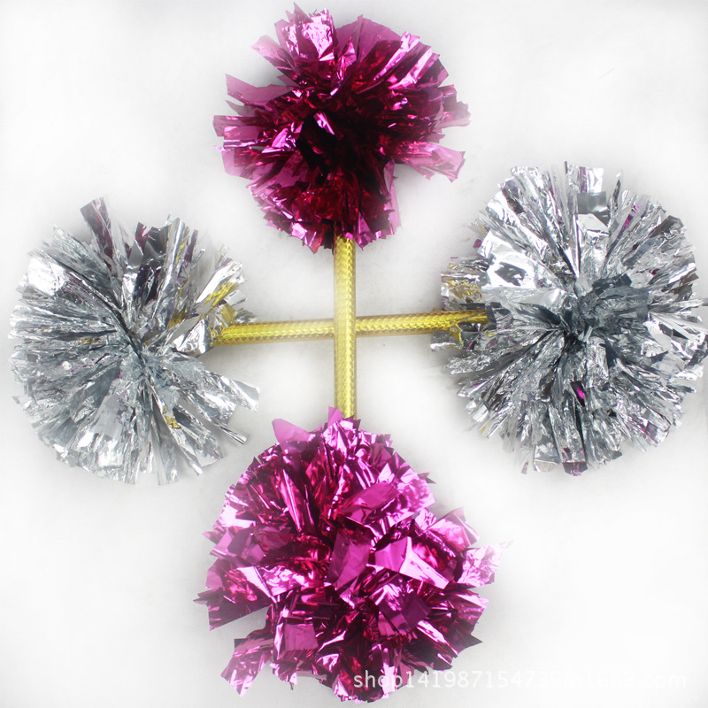 啦啦啦操花球运动会道具拉拉队手拉花小学生拉拉操手摇花手持儿童