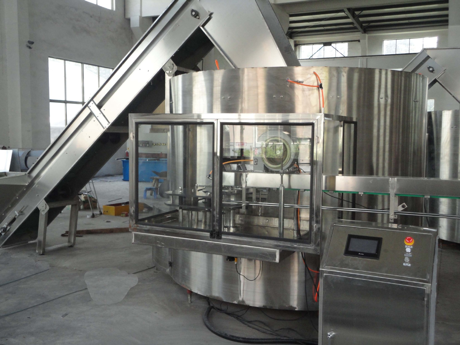 16头全自动果汁饮料生产线理瓶机 lp-16理瓶机