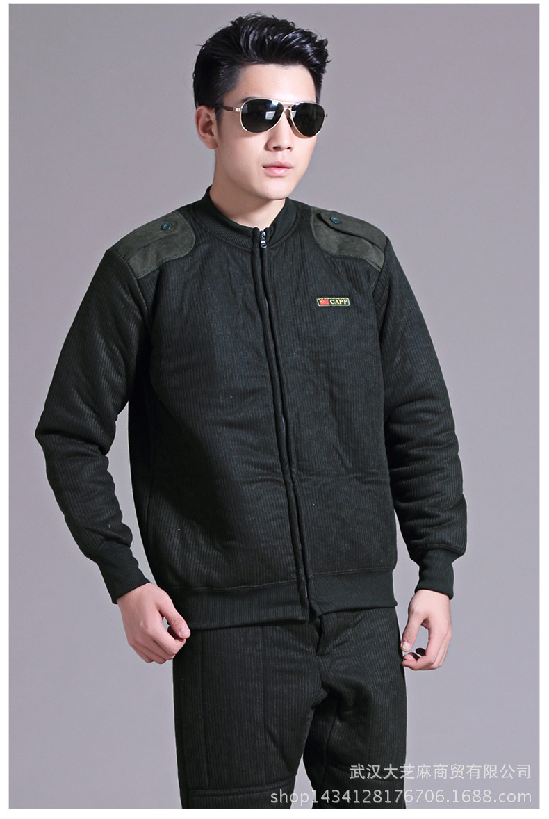 正品07消防绒衣裤套装 加厚保暖劳保棉衣