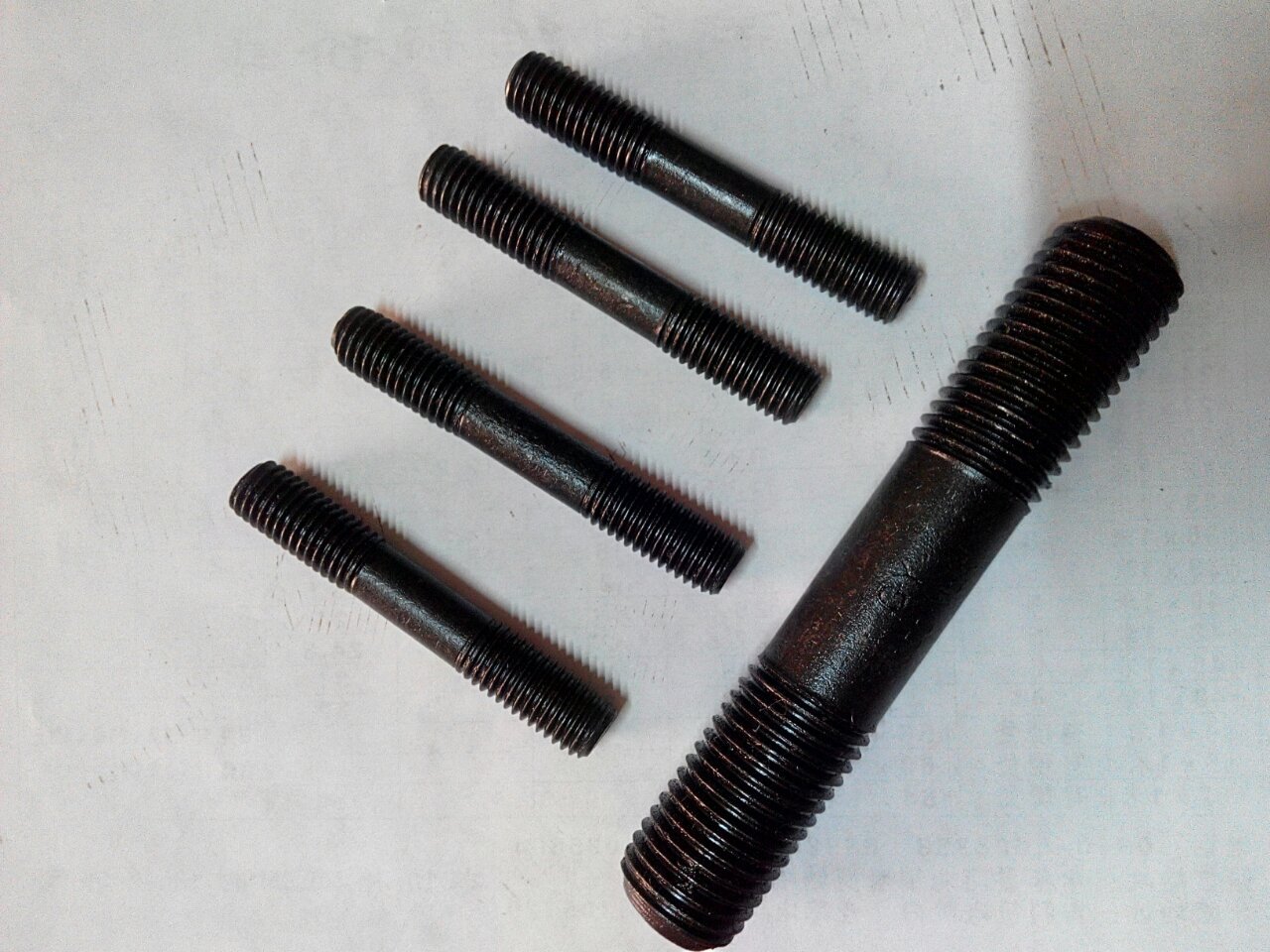 全螺纹螺柱 美制全扣螺柱 a193-b7 10.9级双头螺栓 m16全牙螺栓