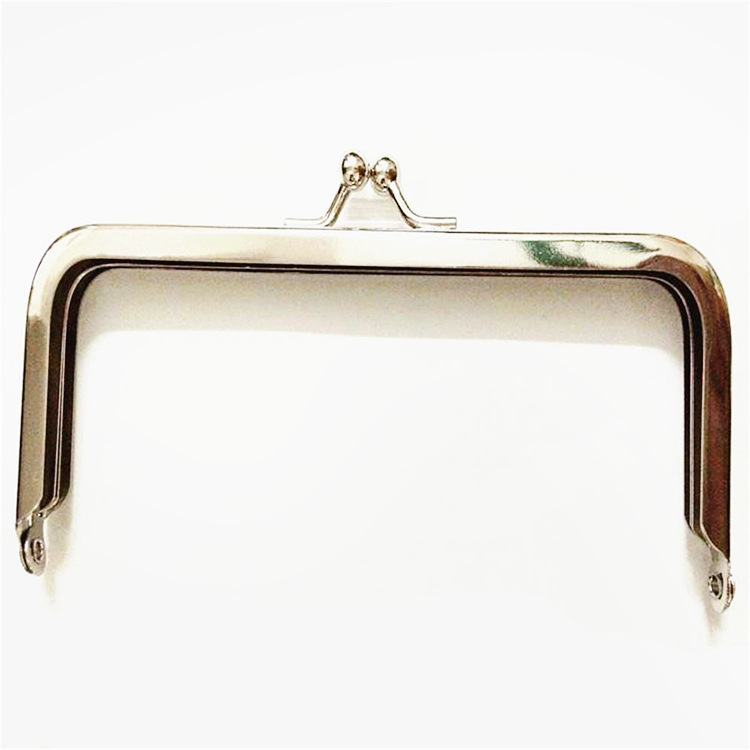 厂家批发箱包五金半圆夹 环保针孔钱包扣子 金属夹卡扣 手挽扣