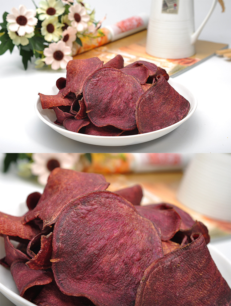 散装油炸紫薯片 地瓜片 红薯片 紫薯干 薯片厂家直销5kg