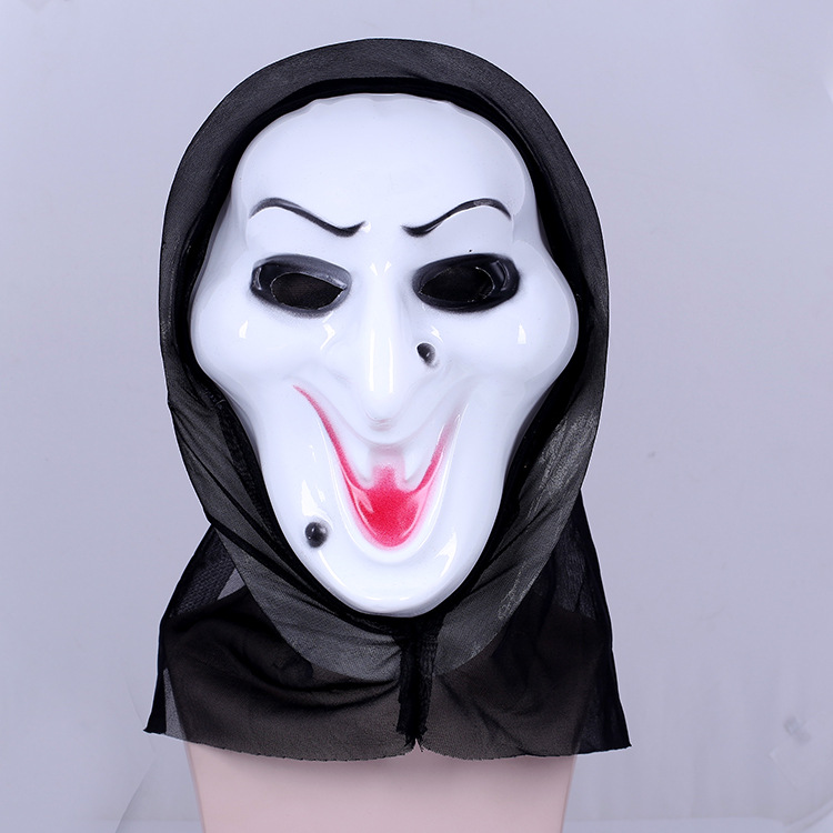 爆款新款万圣节派对化妆舞会整人诡异笑脸鬼男女面具厂家热销直销