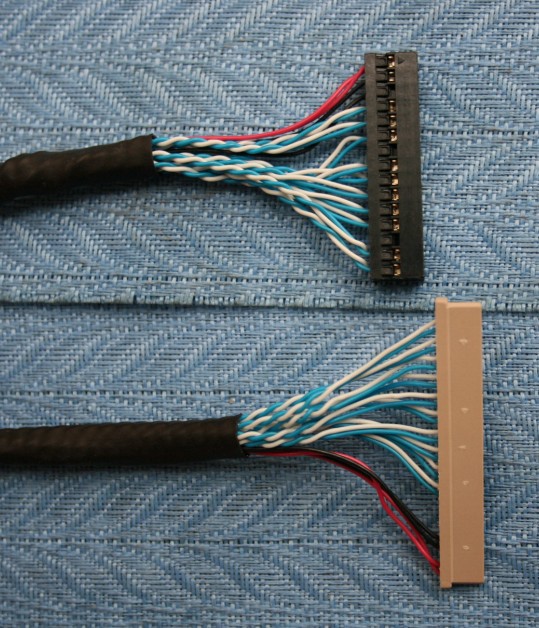 lvds屏线 极细同轴线 测试线 加工 端子线 电源线