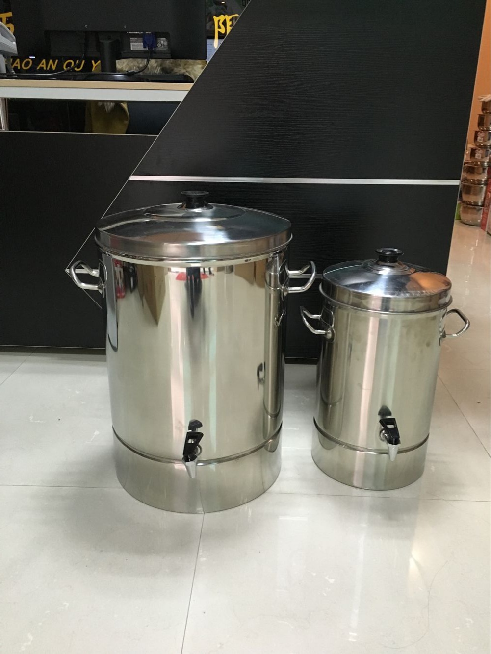 不锈钢桶带盖龙头冷水桶茶龙头开龙头带水龙头凉茶桶不锈钢汤桶