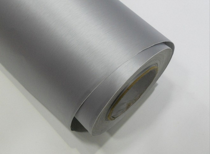 拉丝银贴纸金属车贴车身改色膜内饰全车装饰贴膜中控改装汽车贴纸