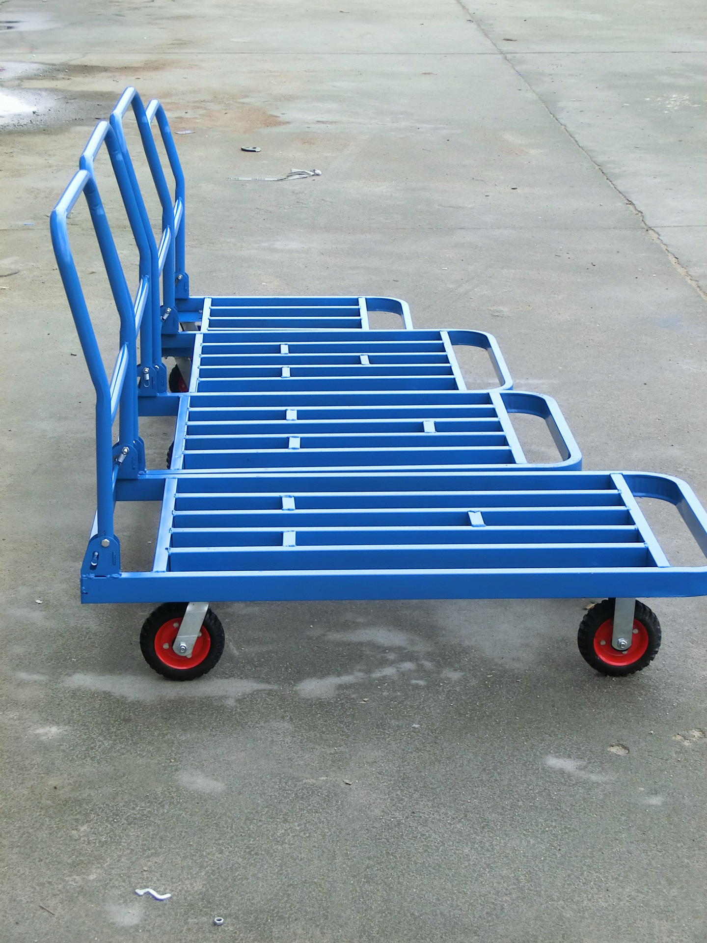 平板车折叠拉货车推货车静音手推手拉车钢架钢板车角铁广东包邮