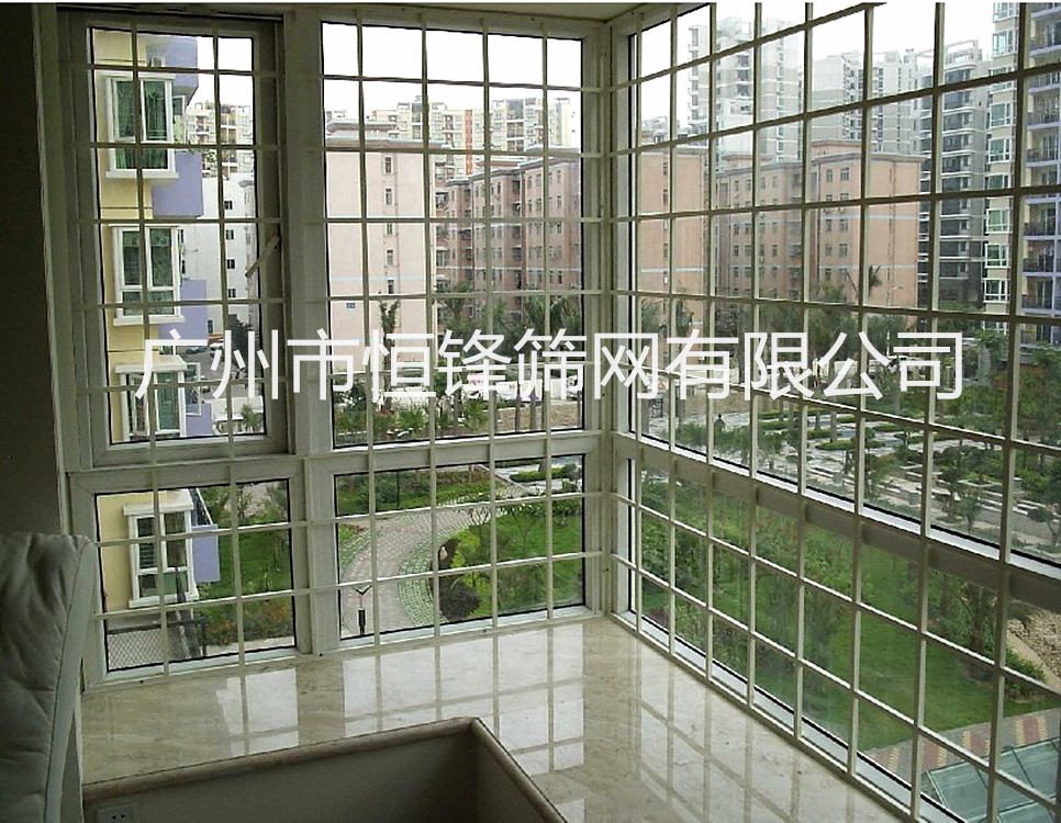 恒锋阳台防盗网 大批供应 广州罗岗不锈钢防盗网 银行防盗网 ￥50.