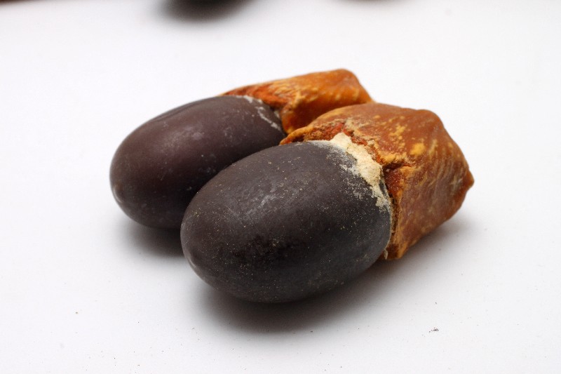 天然缅茄子批发缅茄菩提子原籽挂件手串马牙果长4cm畅销款