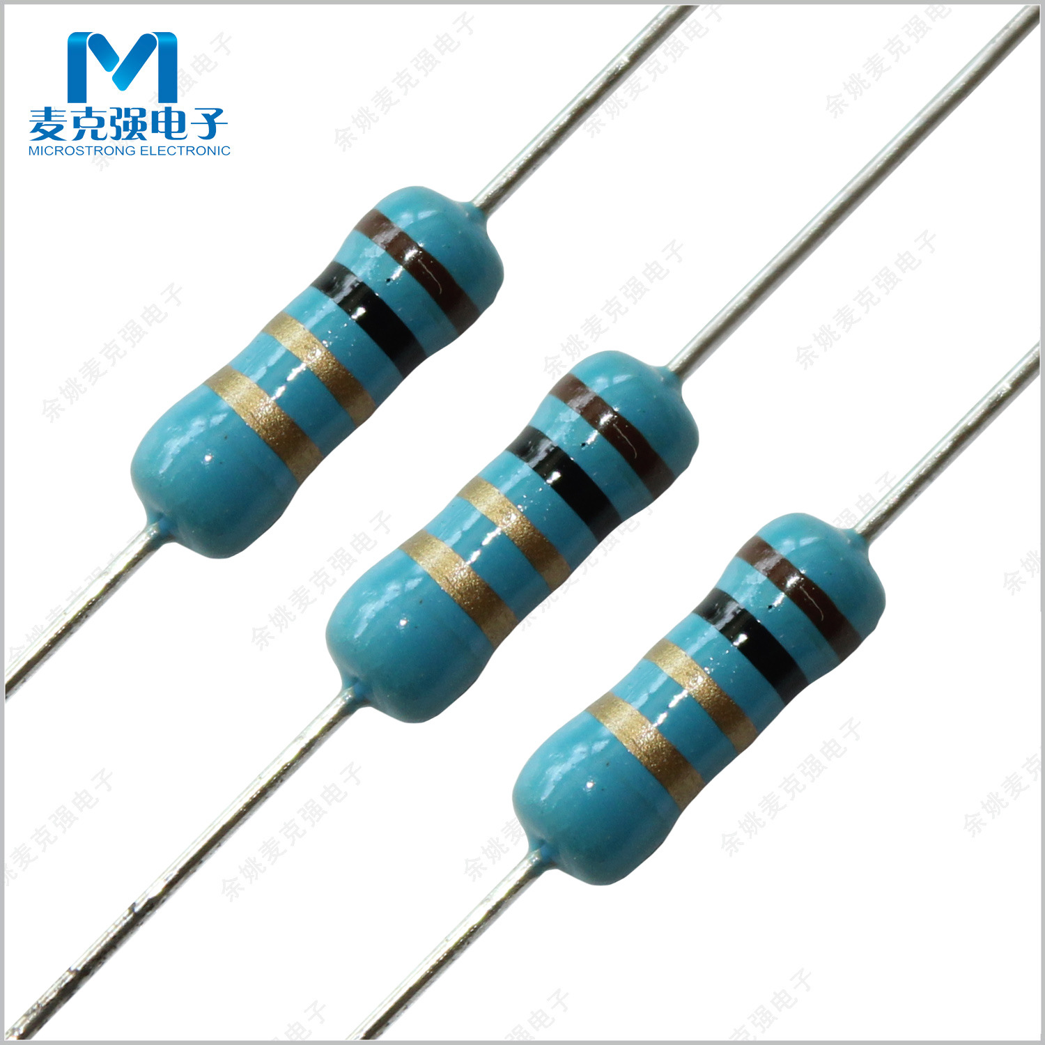 5w 1/2w 1欧 1%色环电阻1r 棕黑金金 散装现货-阿里巴巴