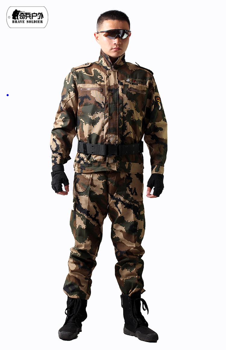 97虎纹迷彩服 新款虎斑迷彩服 豹纹迷彩特战作训服 特种兵迷彩服