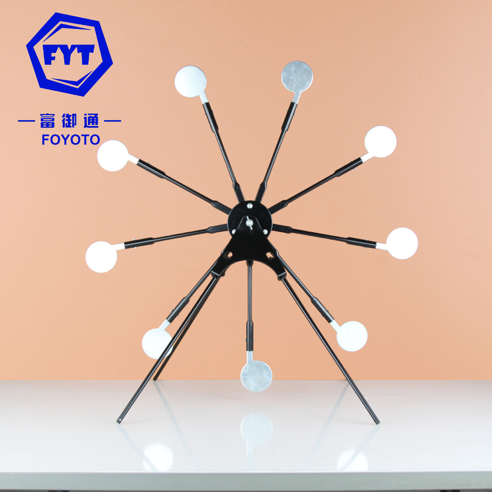 汽枪射击靶 练习靶 金属靶 旋转靶 metal target airgun target