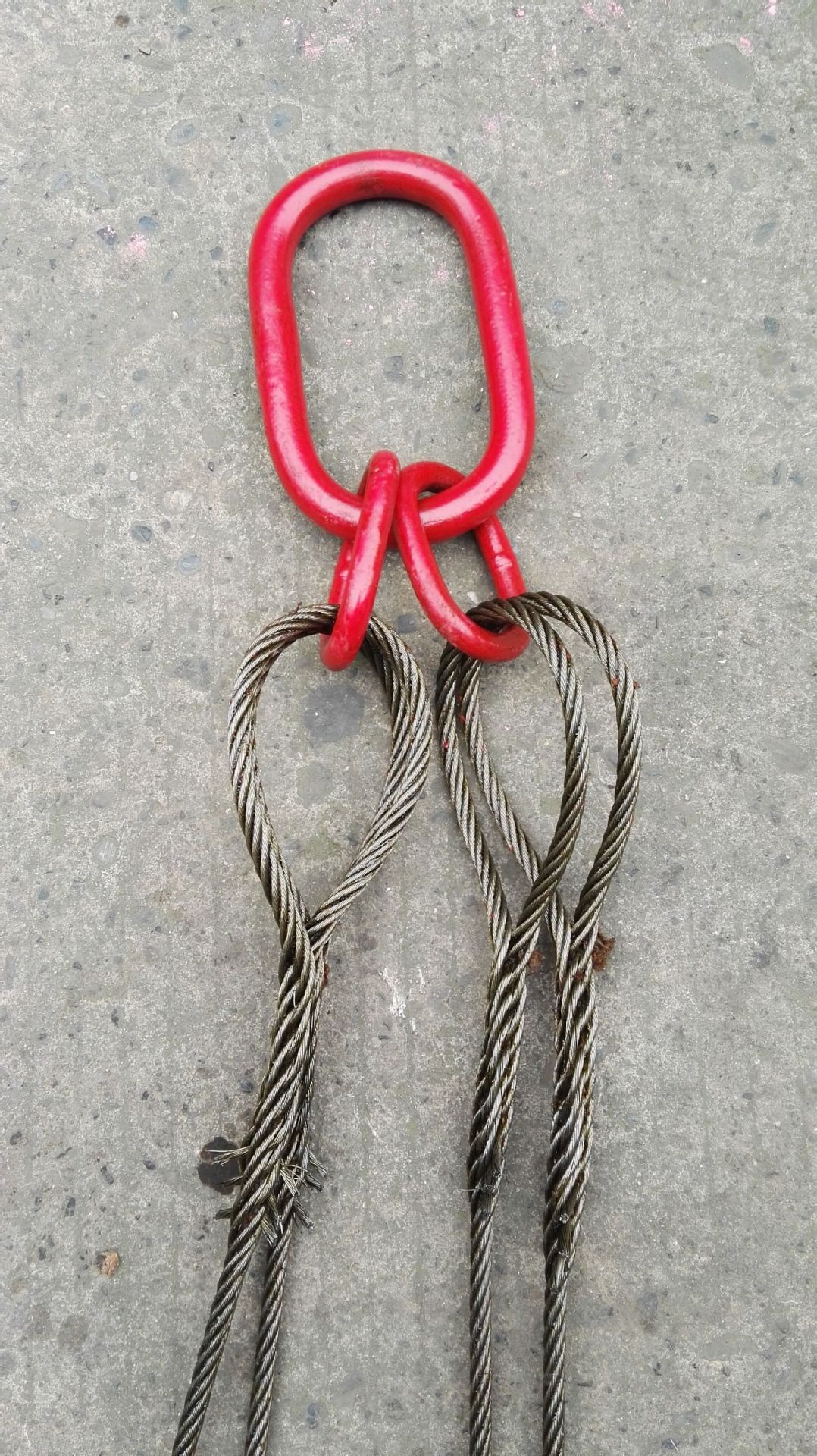 成都无接头油绳镀锌pvc包塑涂塑压扣插编钢丝绳组合吊具当天发货