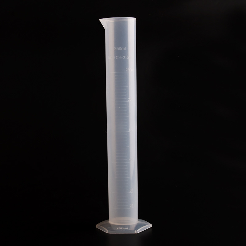 千团精工量杯计量杯量筒塑料量杯烘焙用量筒250毫升