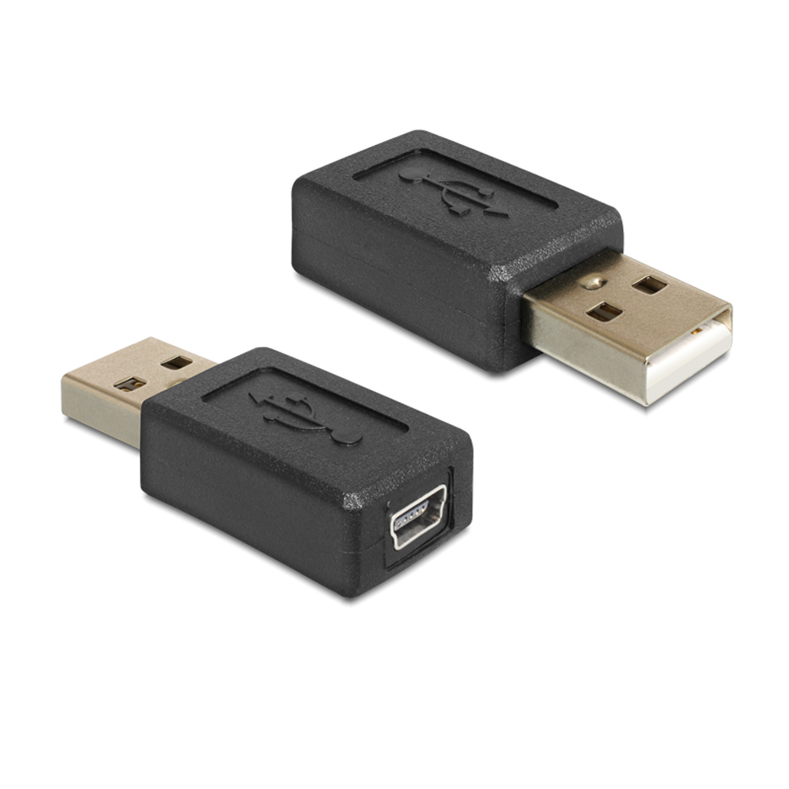 现货usba公对迷你5p母usb am/mini5/f a公5母头 usb转接头