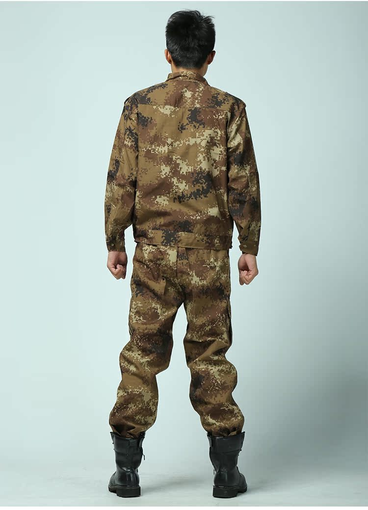 爆款批发迷彩服套装 新款军迷荒漠迷彩服厂家直销 户外作战训练服