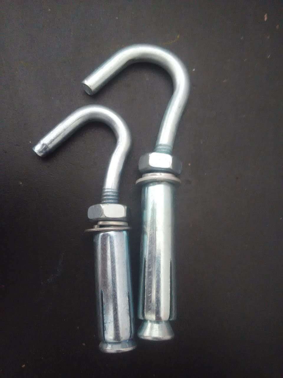 厂家生产 m16国标膨胀钩 总长220mm重型带钩膨胀螺栓