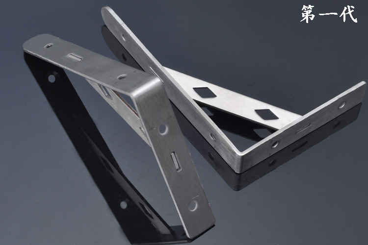 不锈钢固定角铁 三角承板托 diy书架 厂家直销