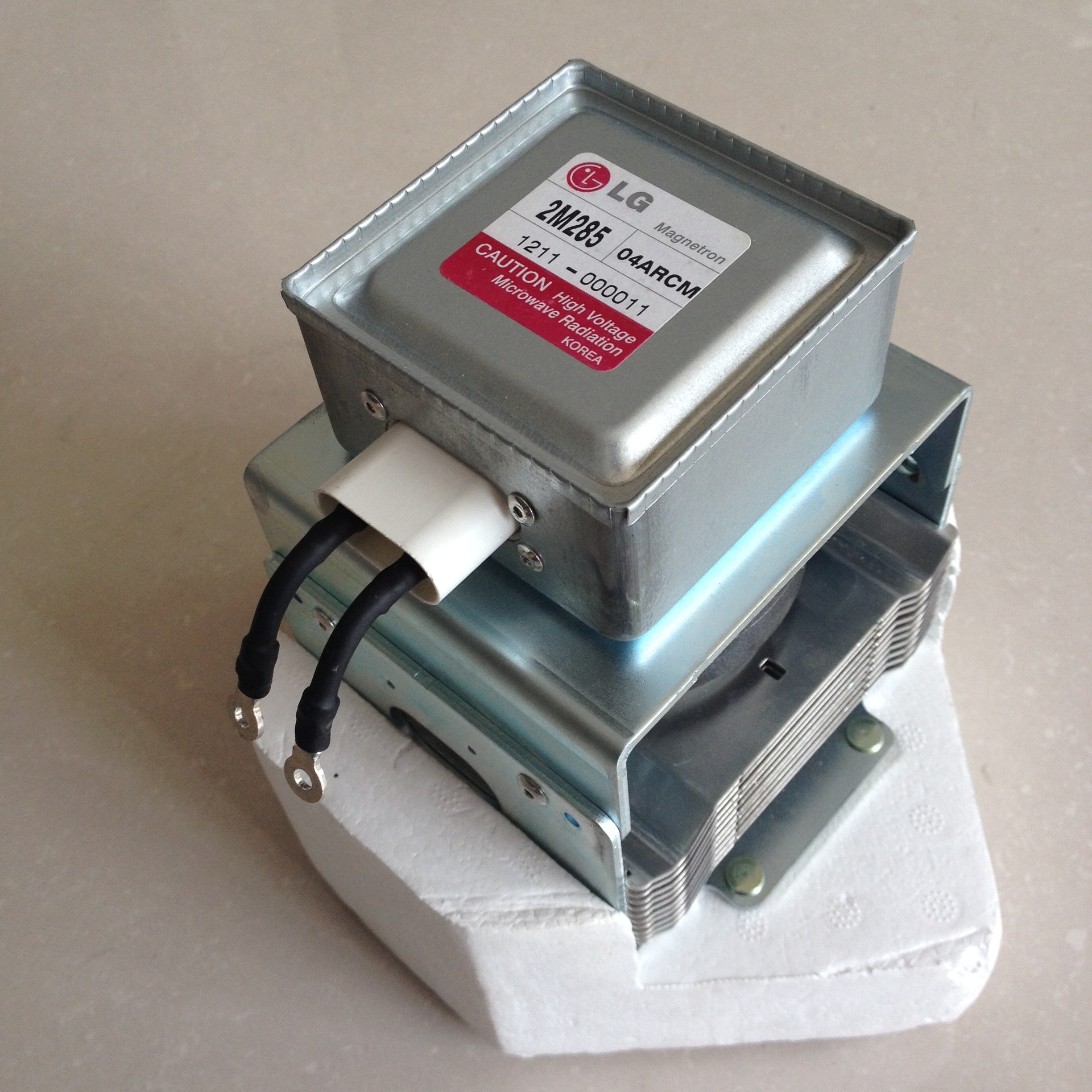 韩国原装进口lg3kw风冷磁控管2m285-04磁控管微波精密仪器元器件