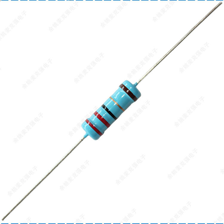直插金属膜电阻3w 22欧 1%五色环电