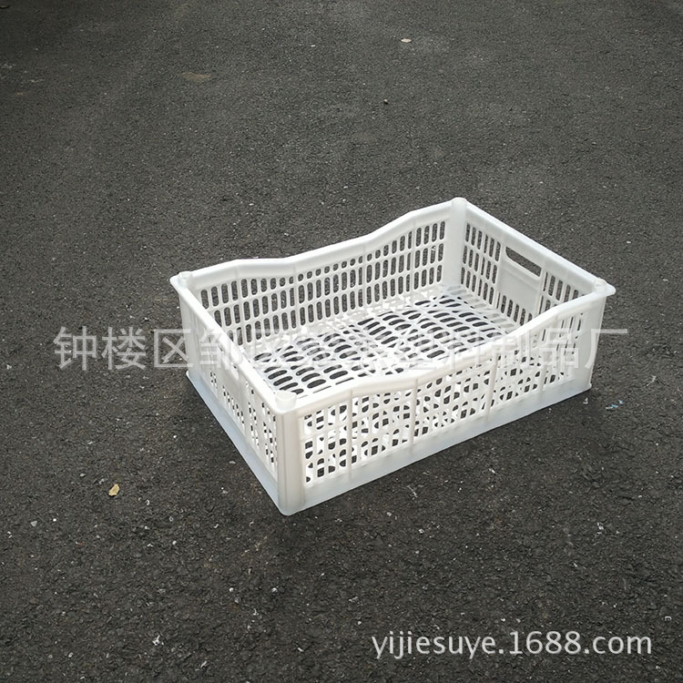 葡萄筐浅口615x415x200周转筐白色葡萄筐食品级货
