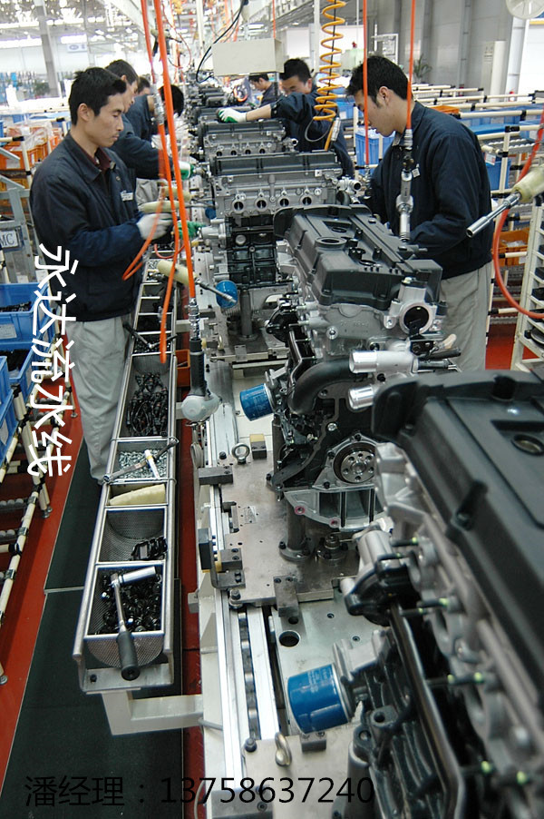 汽车装配线总装线 电动车生产线 汽车积放悬挂线汽车配件自动线