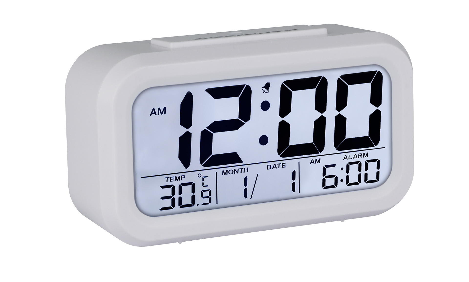 语音报时聪明钟3组闹钟夜光静音创意时尚电子钟床头钟儿童