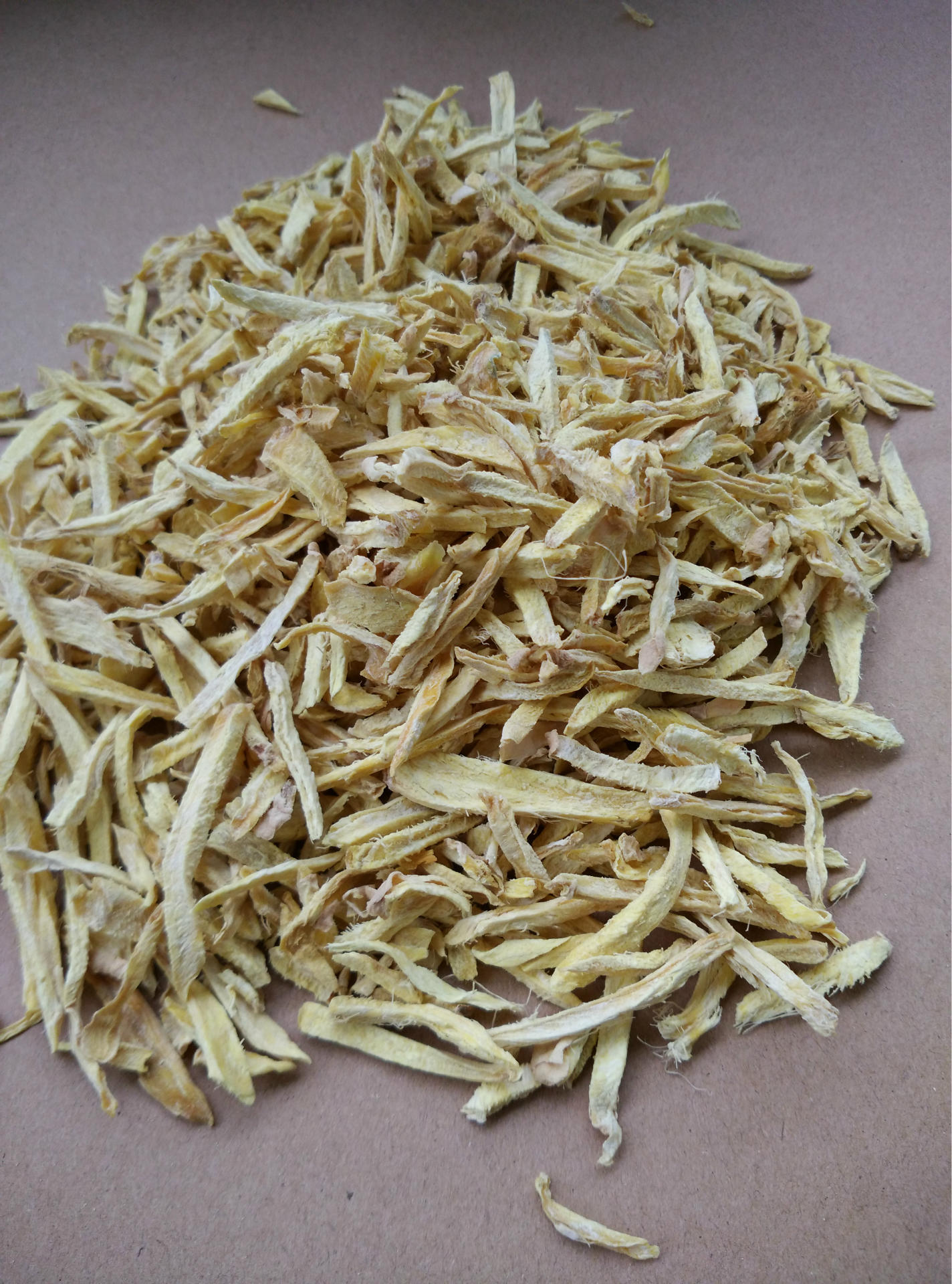 姜丝 脱水干姜丝干 小黄 原味机切 红糖