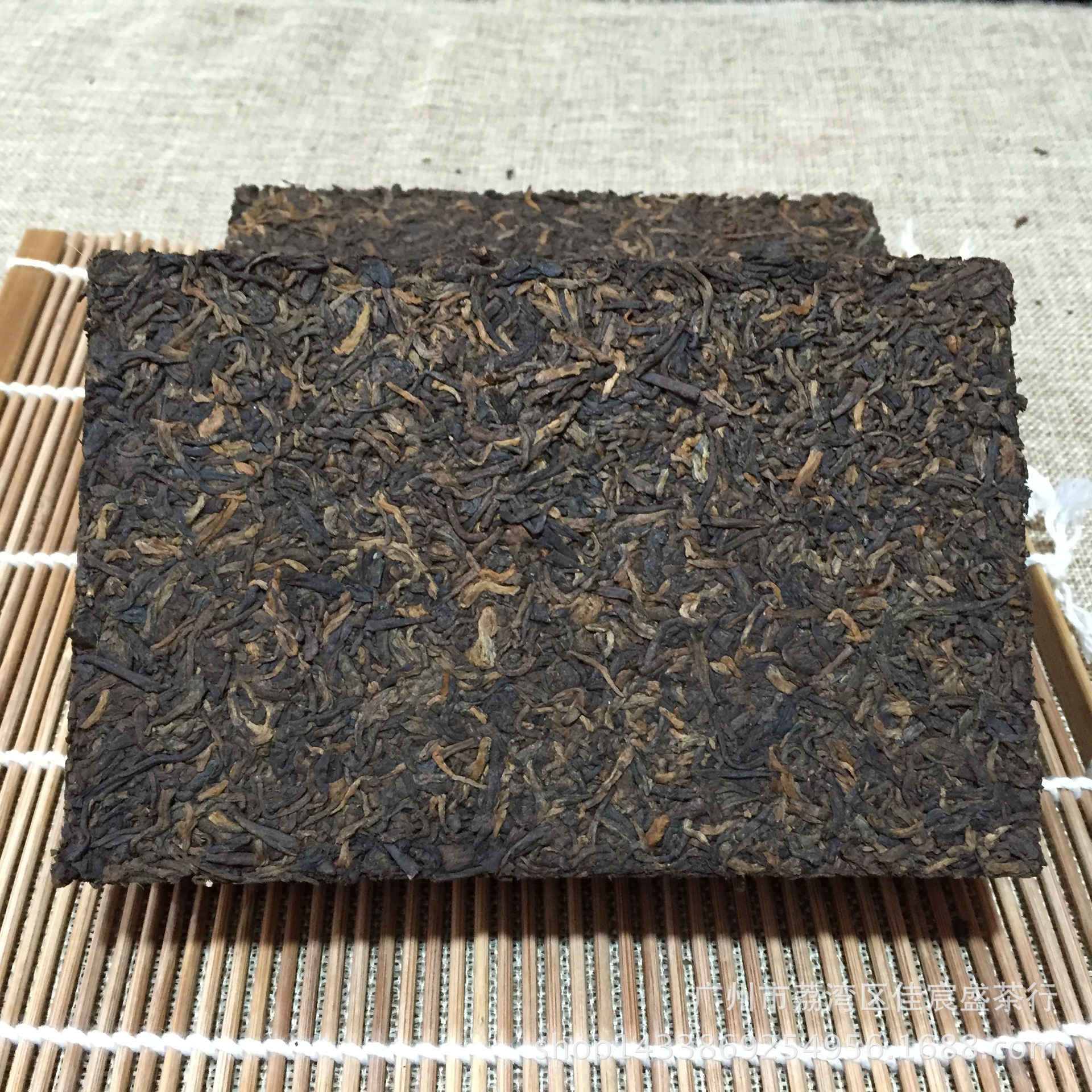 普洱茶砖茶熟茶方砖500克红丝带宫廷茶叶厂家批发