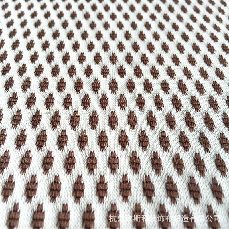 针织空气层面料乳胶枕抱枕靠枕枕套大提花床垫布