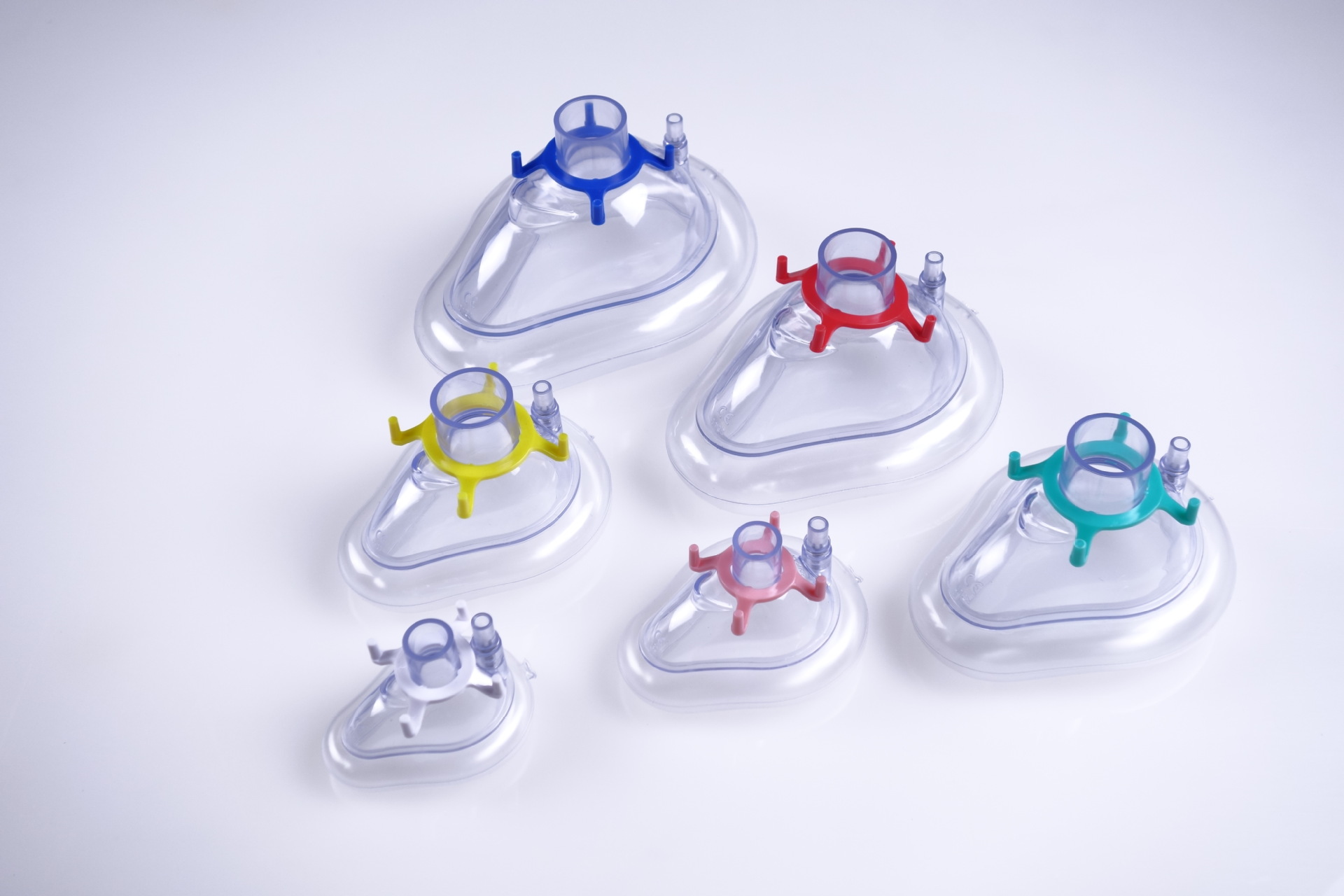 pvc麻醉面罩,面罩,呼吸面罩,急救面罩,雾化面罩,氧气面罩 - 医疗用品