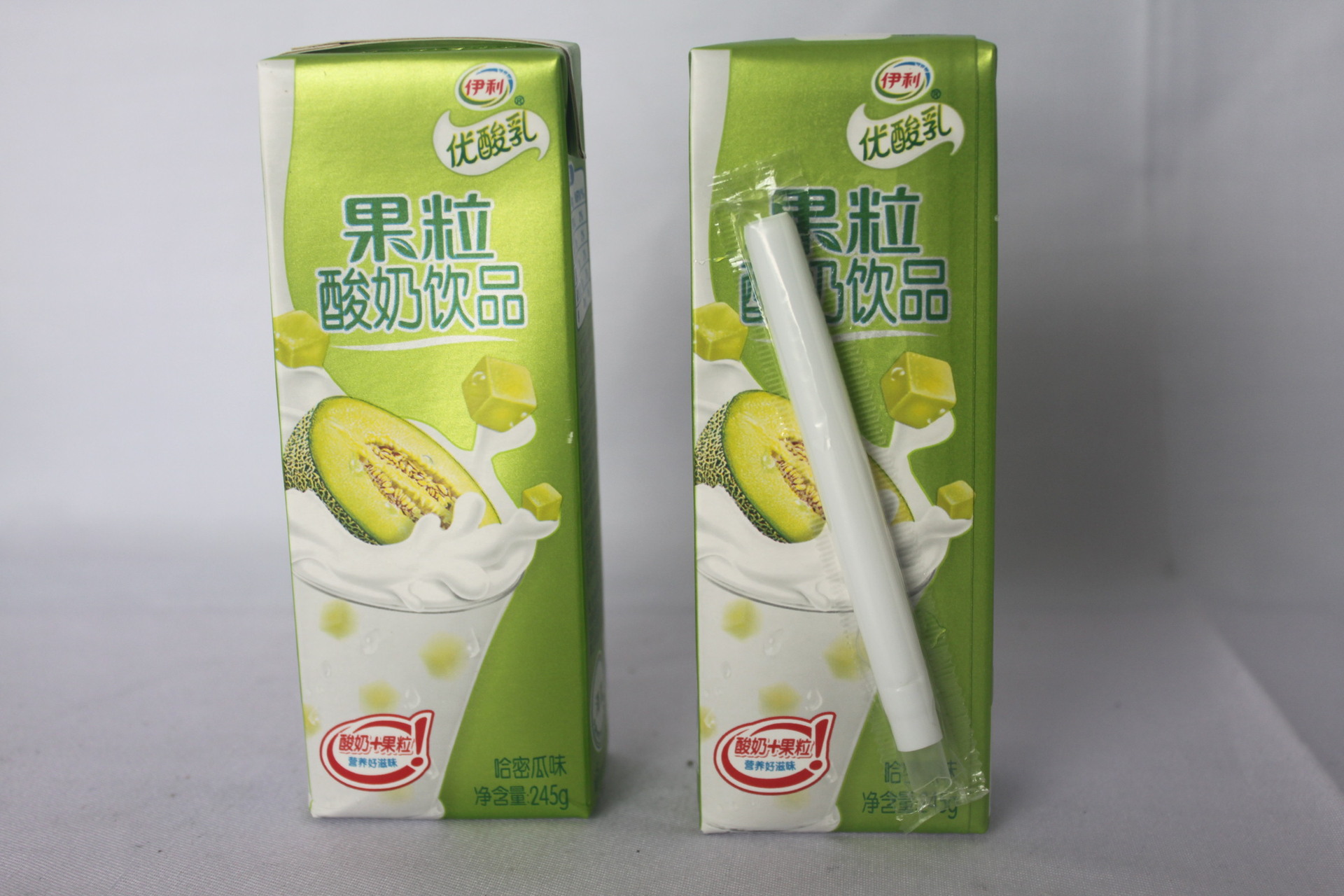 大量批发 伊利 果粒优酸乳 哈密瓜味245gx12盒 箱 .
