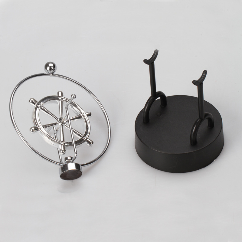 办公摆件_电动永动仪摇摆器 家居办公磁性摆件