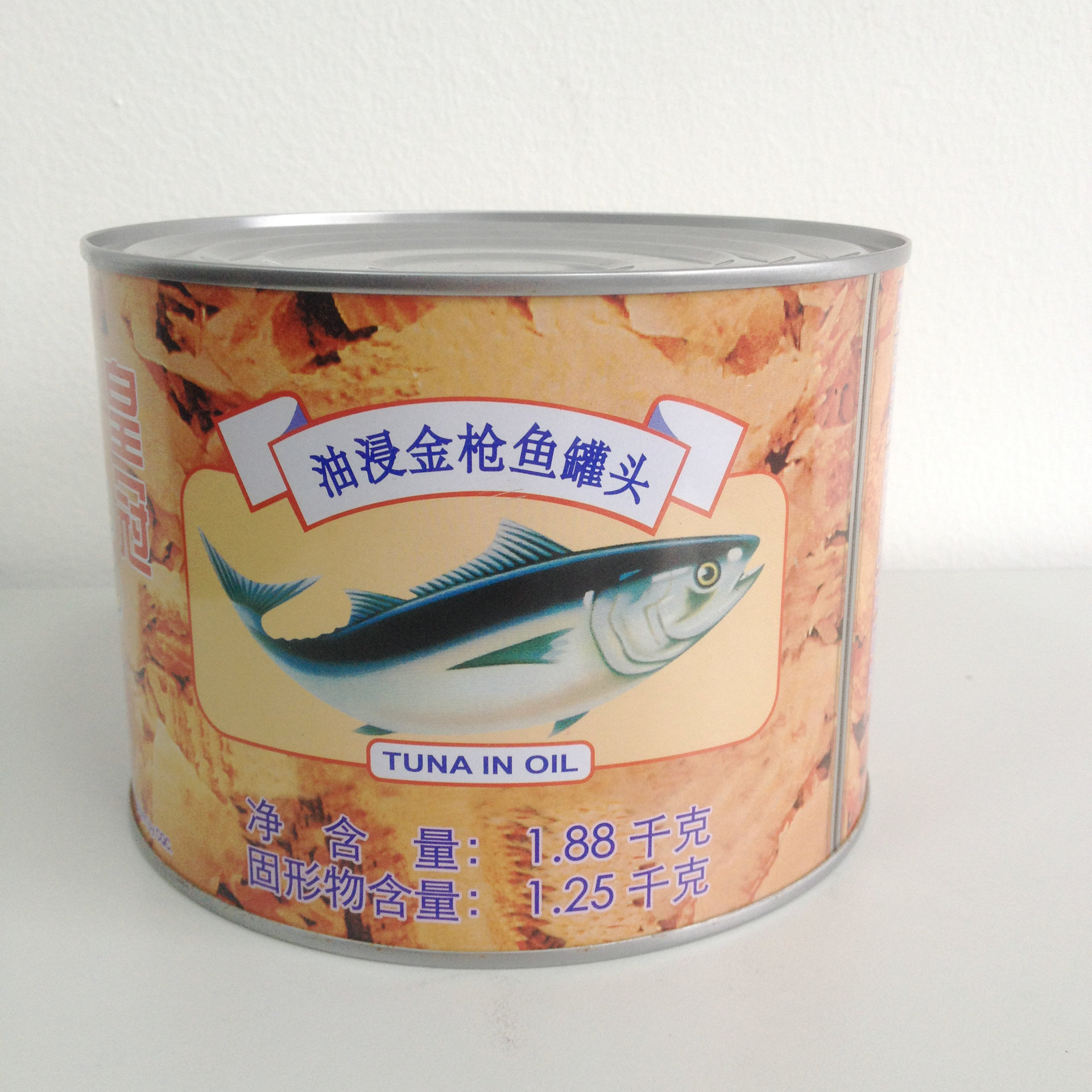 丽仕皇冠 油浸金枪鱼罐头1.88kg*6/箱