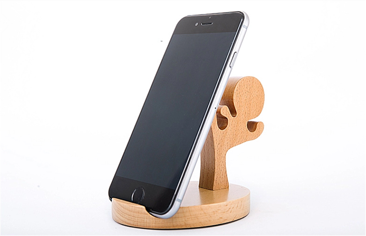 专业供应实木手机支架 木手机架 创意手机支架手机座懒人支架手机