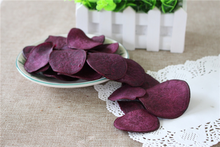 5kg*5袋 紫薯果蔬脆片批发紫薯片