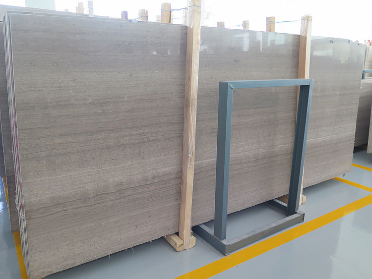 嘉岩石材 贵州灰木纹石 1.8cm加厚大理石板 gb30010 矿山批发