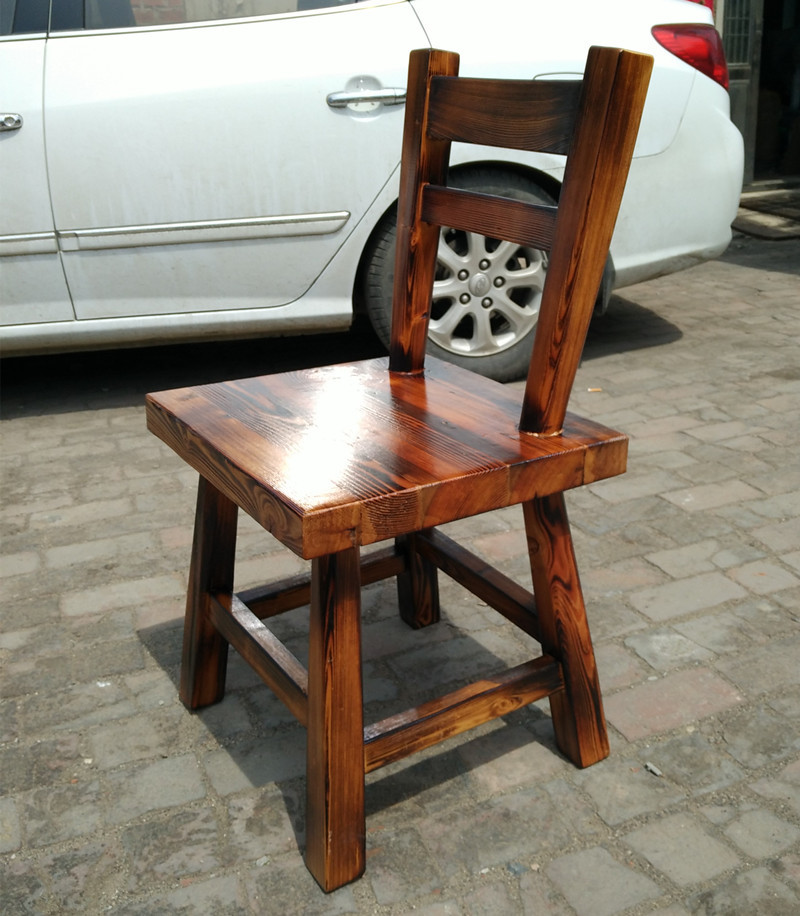 厂家直销实木椅子凳 熊出没光头强实木椅子凳