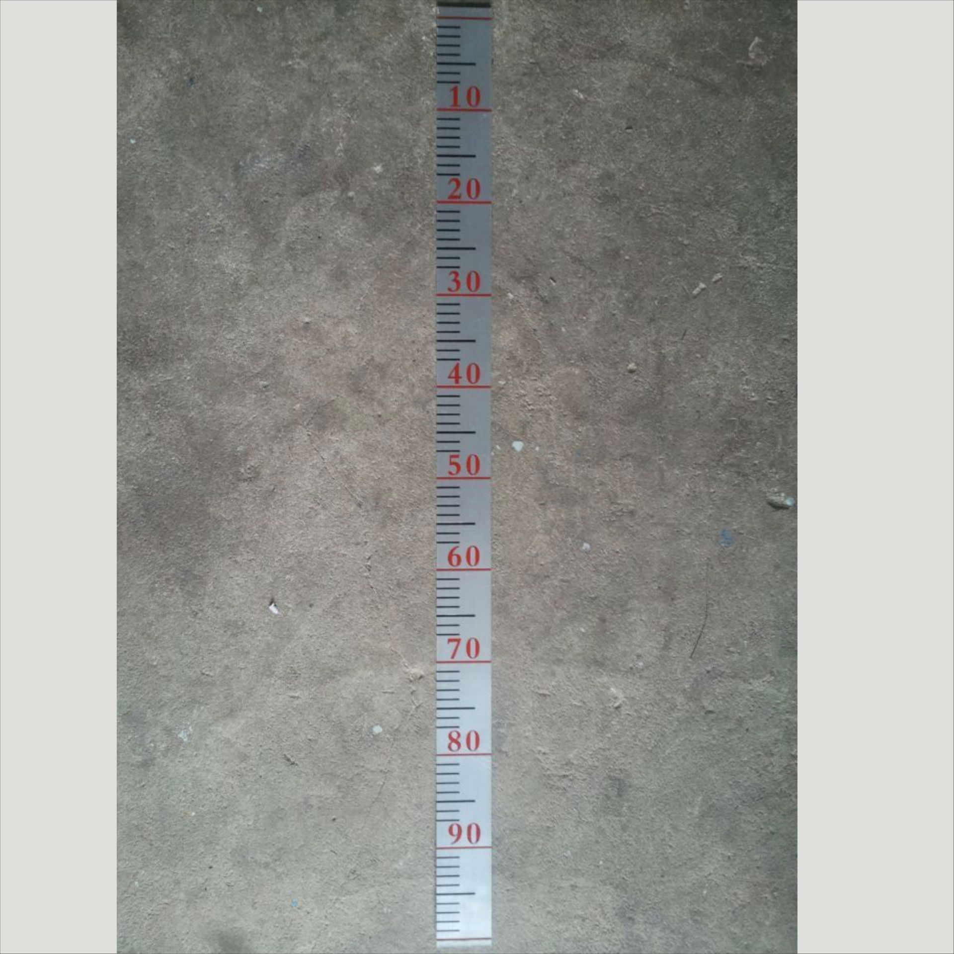 定做水位刻度标尺 液位铝牌标尺 水库水文标尺