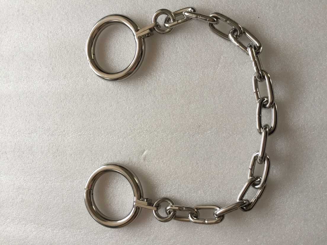 黑帝正品 新款不锈钢正圆圆形脚镯 成人情趣用品批发 招代理