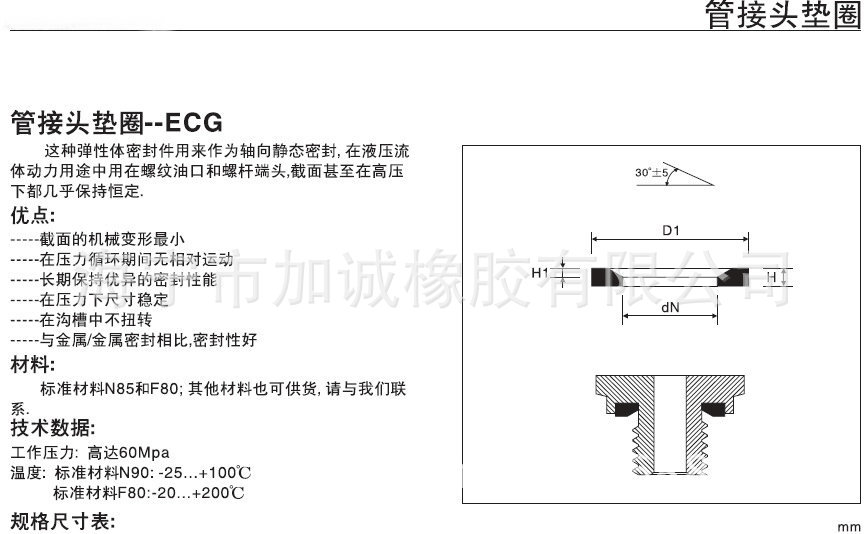 【管接头密封圈】氟胶ed圈m8-m60 -橡胶密封圈