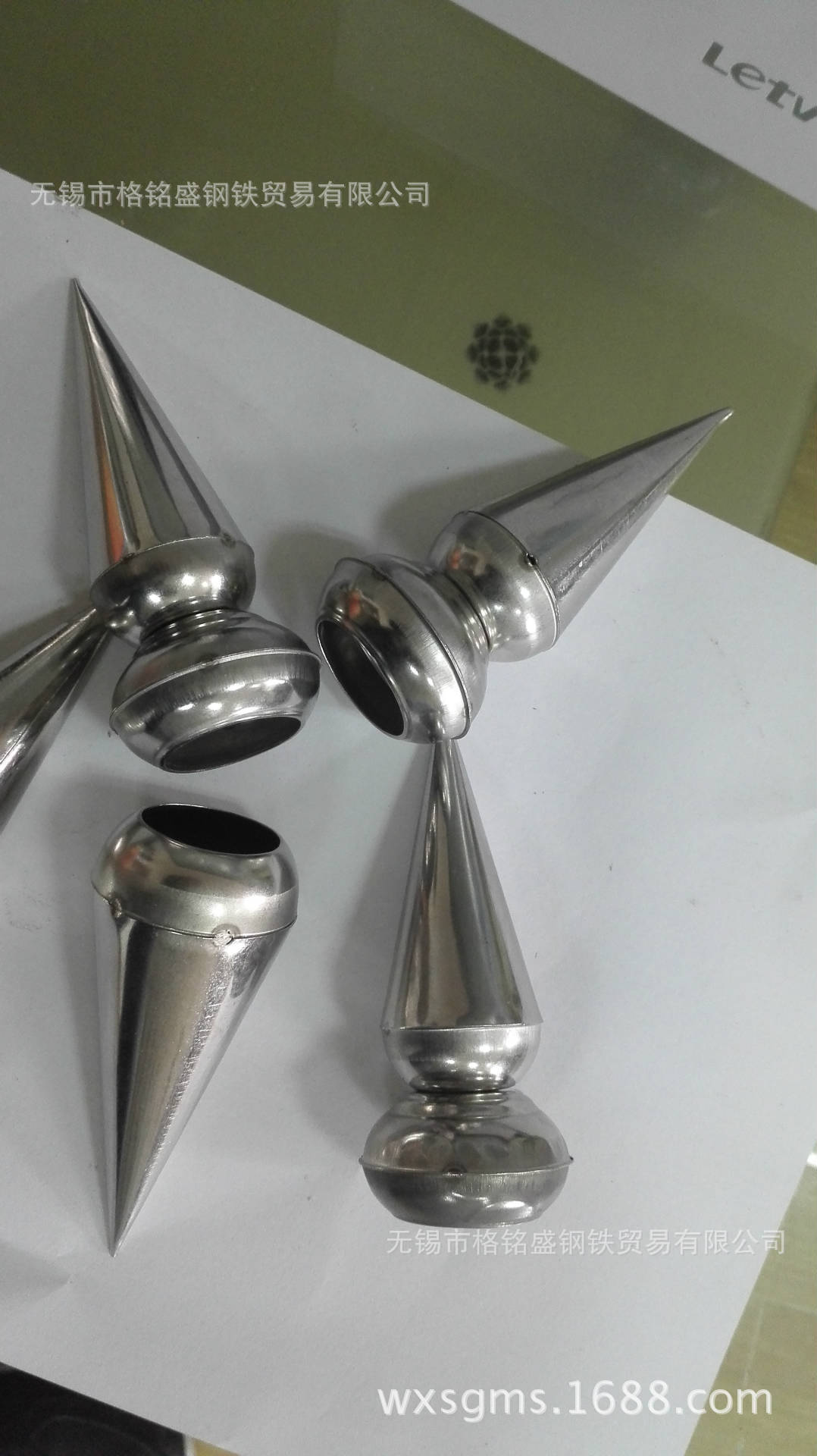 精拋 镜面抛光适用于:建材装饰,庭院护栏,栏杆装饰配件不锈钢护栏枪头